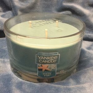 Yankee candle three wick Ocean Star 12oz